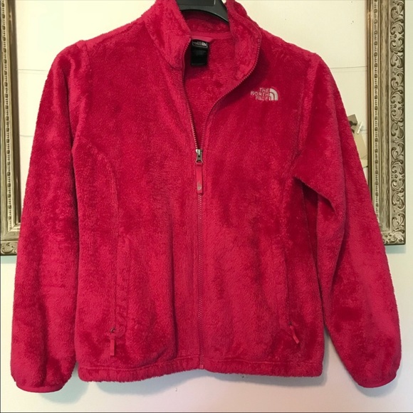 The North Face Other - North Face fuzzy pink Girls XL 18